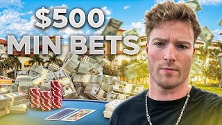 I PLAYED BLACKJACK AT A $500 MIN BET TABLE (ROLLERCOASTER)