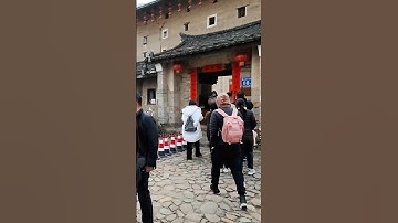 HUGE Hakka Tulou Earth House in China 🇨🇳