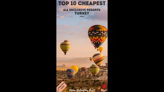 Top 10 Cheapest Five Star All Inclusive Resorts Turkey 2021 #SHORTS