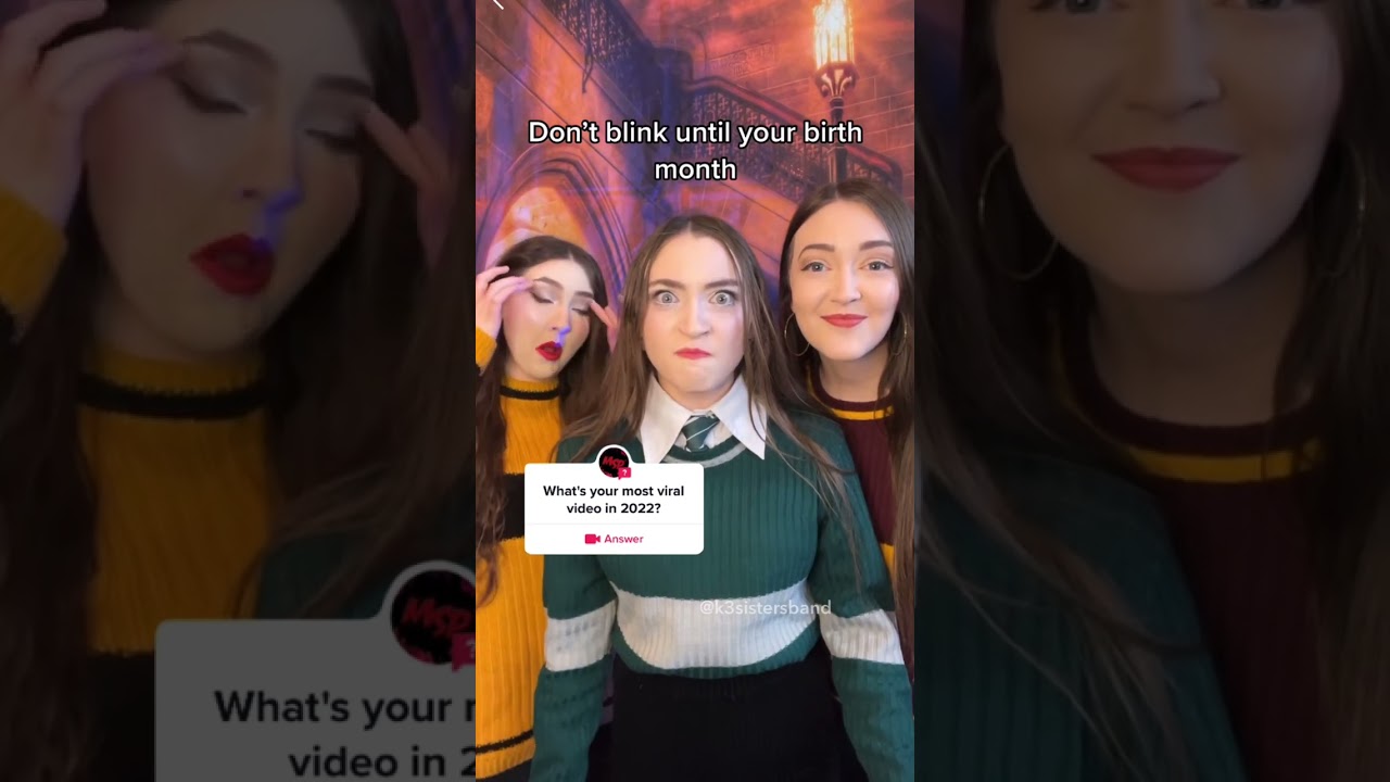 Don’t Blink Challenge VIRAL?😳 K3 Sisters 