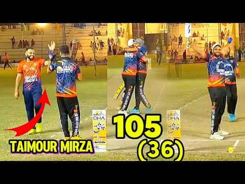 Taimour Mirza Khuram chakwal vs Usama Ali Sialkot Waseem lefti. || Need ...