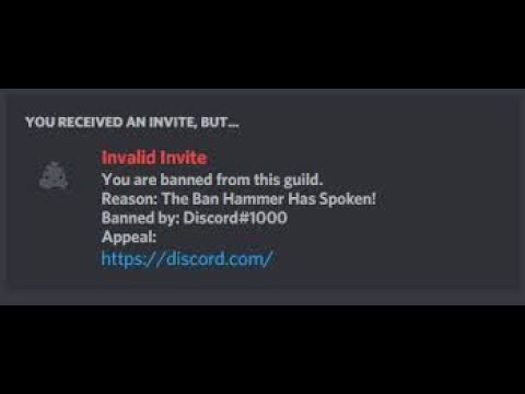 Como ser banido do discord 😀 - YouTube
