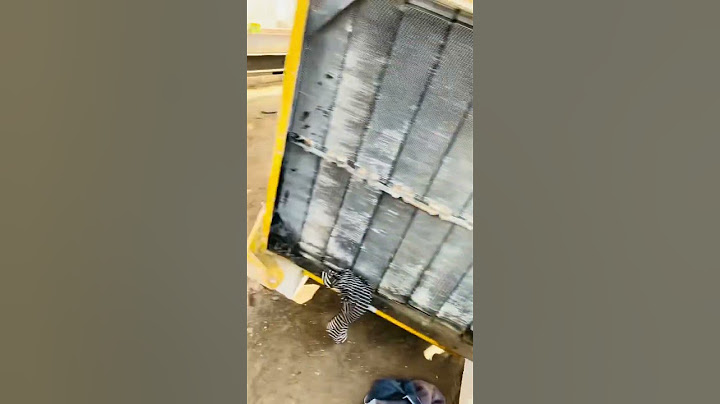 Radiator ready to go for cleaning #mahmood #uae #caterpillar