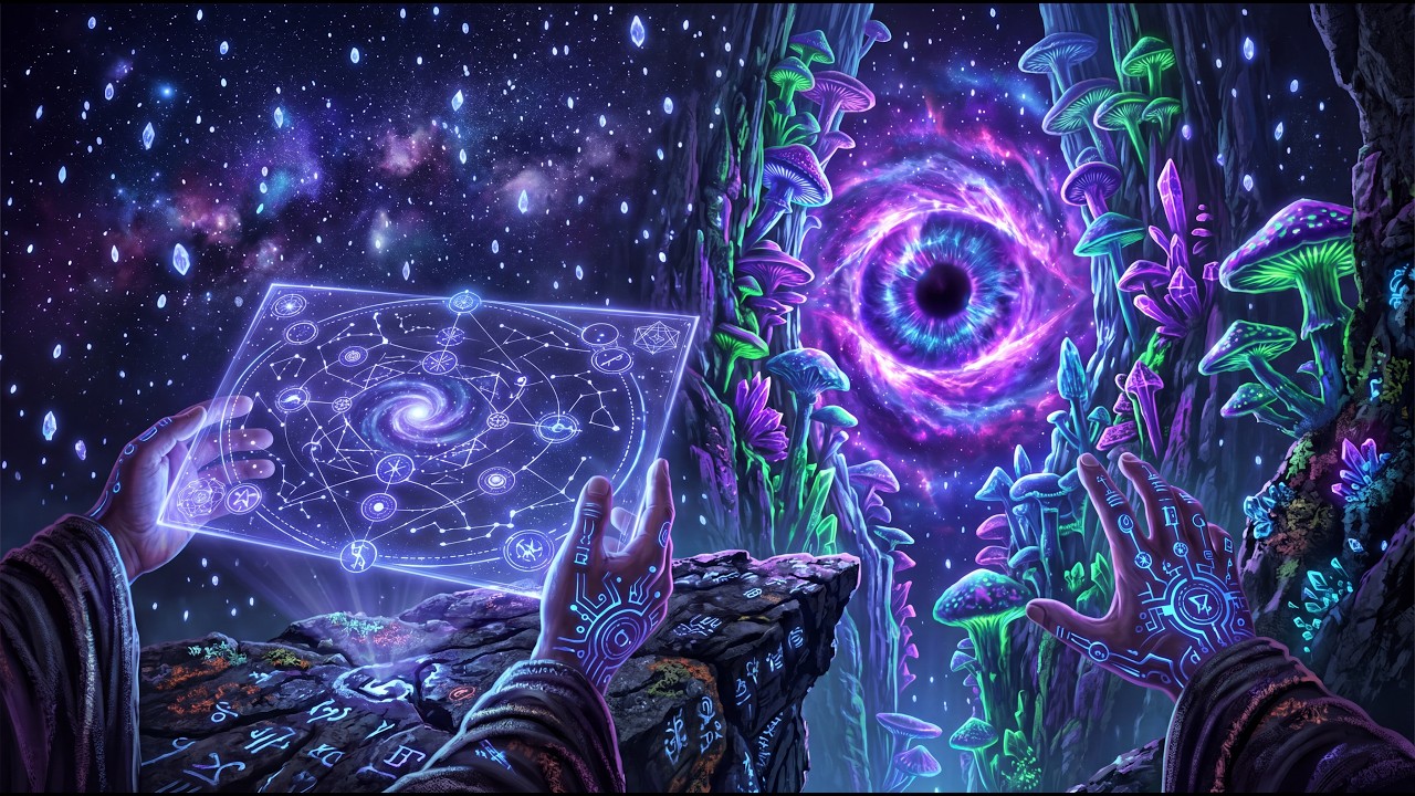 Astrix - Galactic Shaman (2026 Edit) 🌌 Full-On Psytrance | Glowing ...