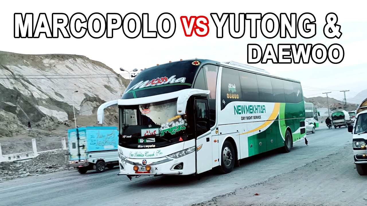 Marcopolo Bus vs Yutong Bus vs Daewoo Bus 🚌