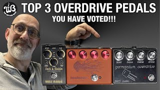 TOP 3 overdrive pedals out of 48!
