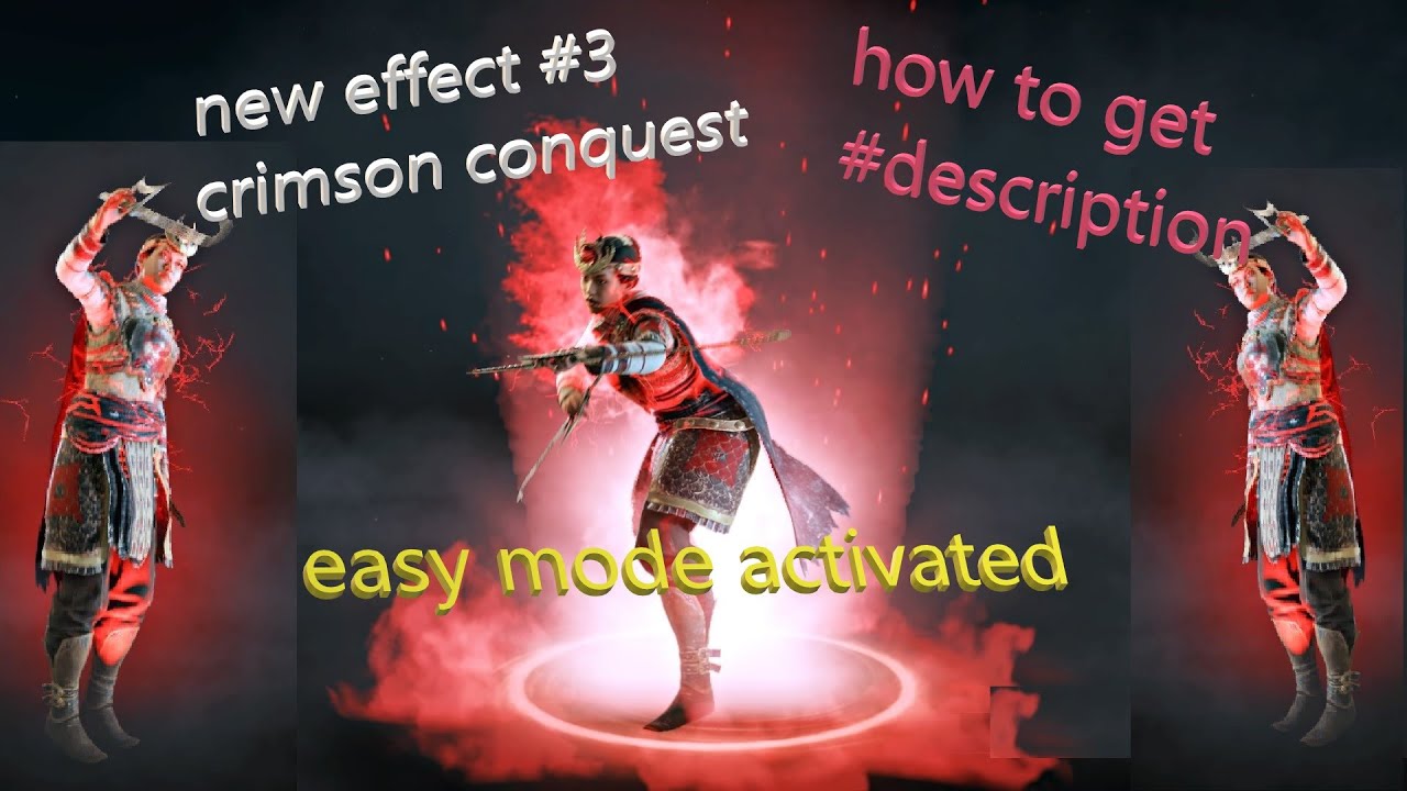 [For honor ] new effect3 how to get [Crimson conquest]Blutrote_Eroberung YouTube