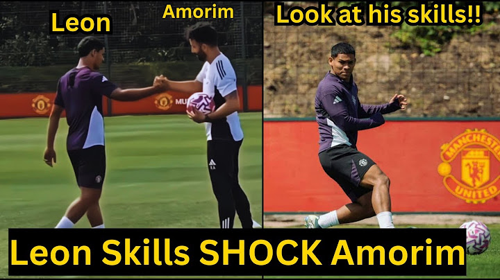 Even Ruben Amorim can't Stop PRAISING Diego Leon after he DID THIS in Training Session