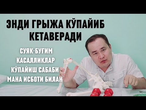 БУЁҒИГА ГРЫЖА / СУЯК БЎҒИН ЕМИРИЛИШ, ТИЗЗА, УМУРТҚА КАСАЛЛИКЛАРИ КЎПАЯДИ ЧУНКИ САБАБИ МАНА ИСБОТ