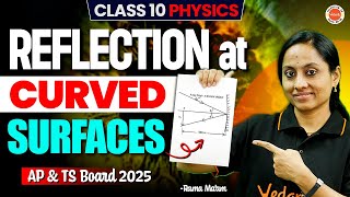 Reflection At Curved Surfaces | @vedantutelugu8910 SSC Physics 2025 | K Ramadevi Ma'am