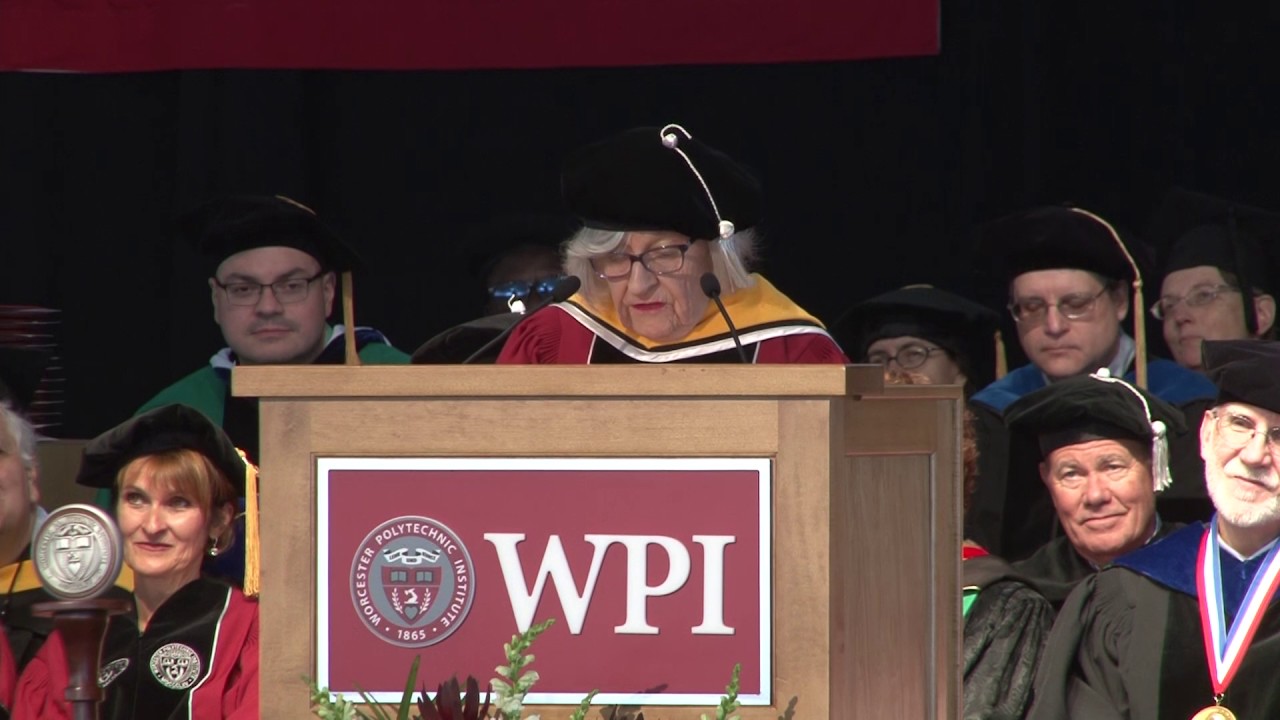WPI Commencement 2017 Graduate Ceremony Conferring Of Honorary