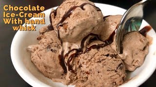 3 ingredients chocolate ice-cream