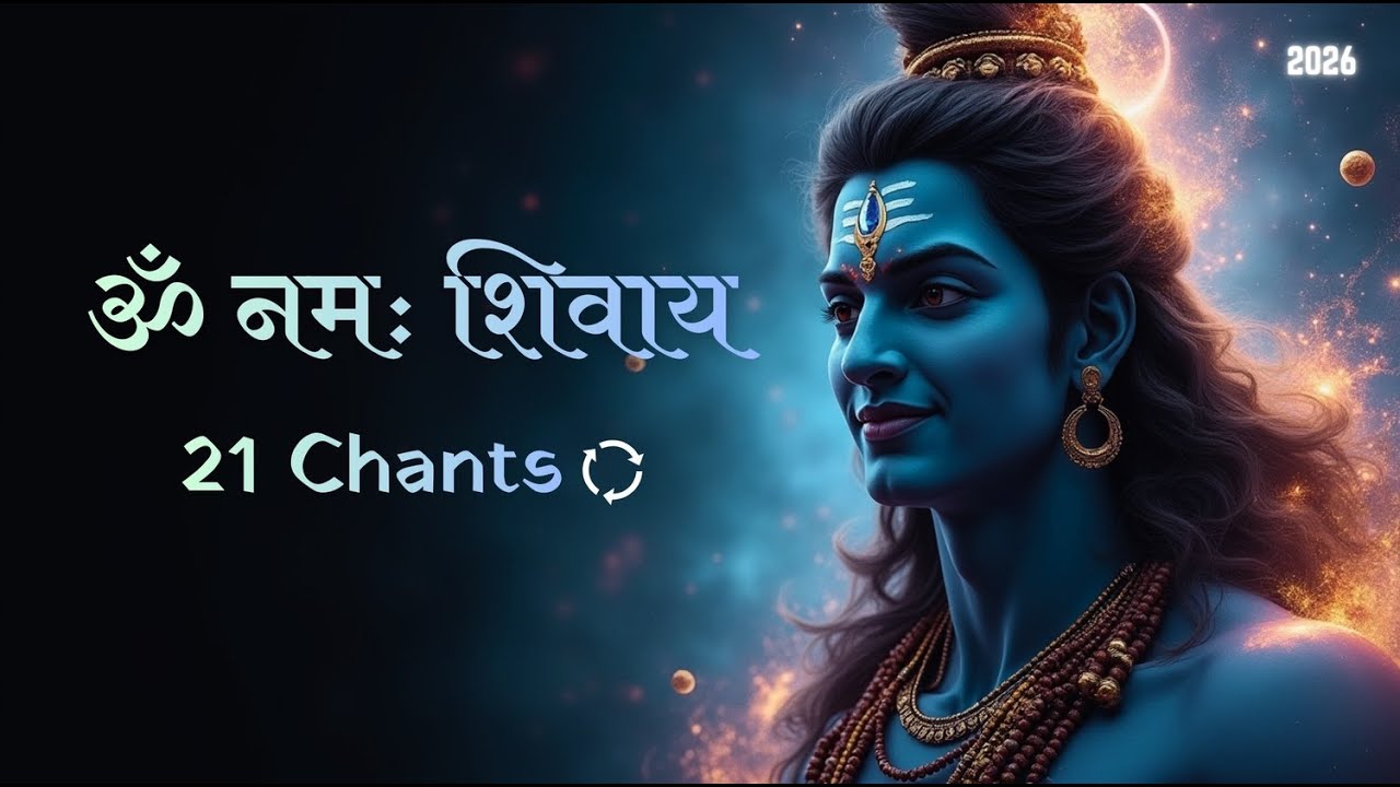 Om Namah Shivay 21 Times | Loop for Complete Japa Mala Practice | Powerful Shiva Mantra 2026