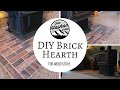 BUILD WOOD STOVE BRICK HEARTH- Alaska DIY BUILD WOOD STOVE BRICK HEARTH- Alaska DIY