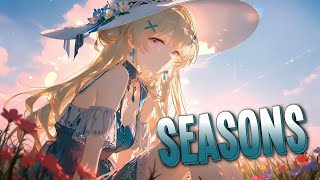 Nightcore  Seasons  Jvke U0026 Maki sped Up