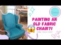 Update a Fabric Chair with Paint