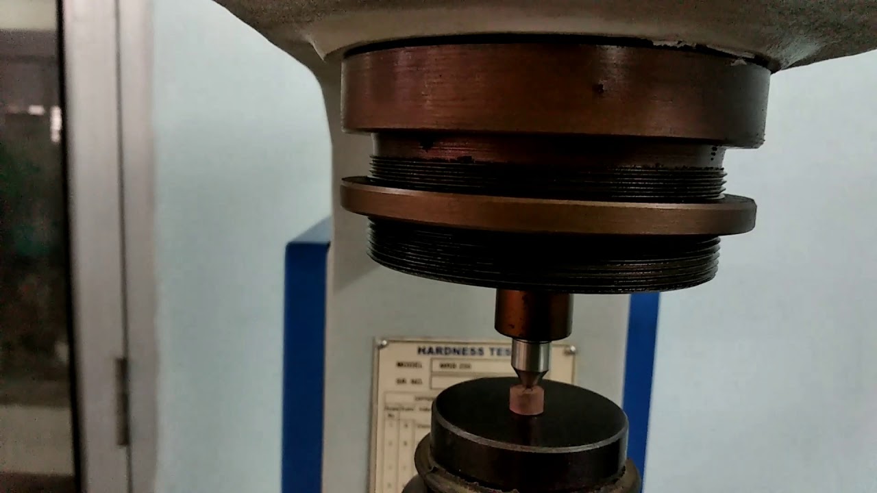 Rockwell Hardness Tester Machine Powder Metallurgy Lab Sic Sample YouTube