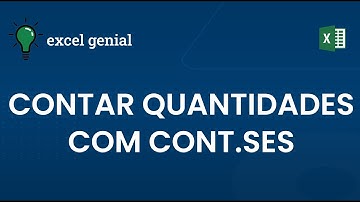 Contando quantidades no Excel com CONT.SES