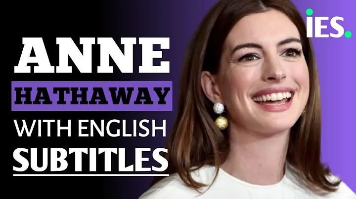 Impeccable English Speeches  | ANNE HATHAWAY: Authentic Equality (English Speech with subtitles)