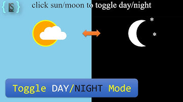 Toggle Day/Night with animations || HTML + CSS + JS || Web Designing