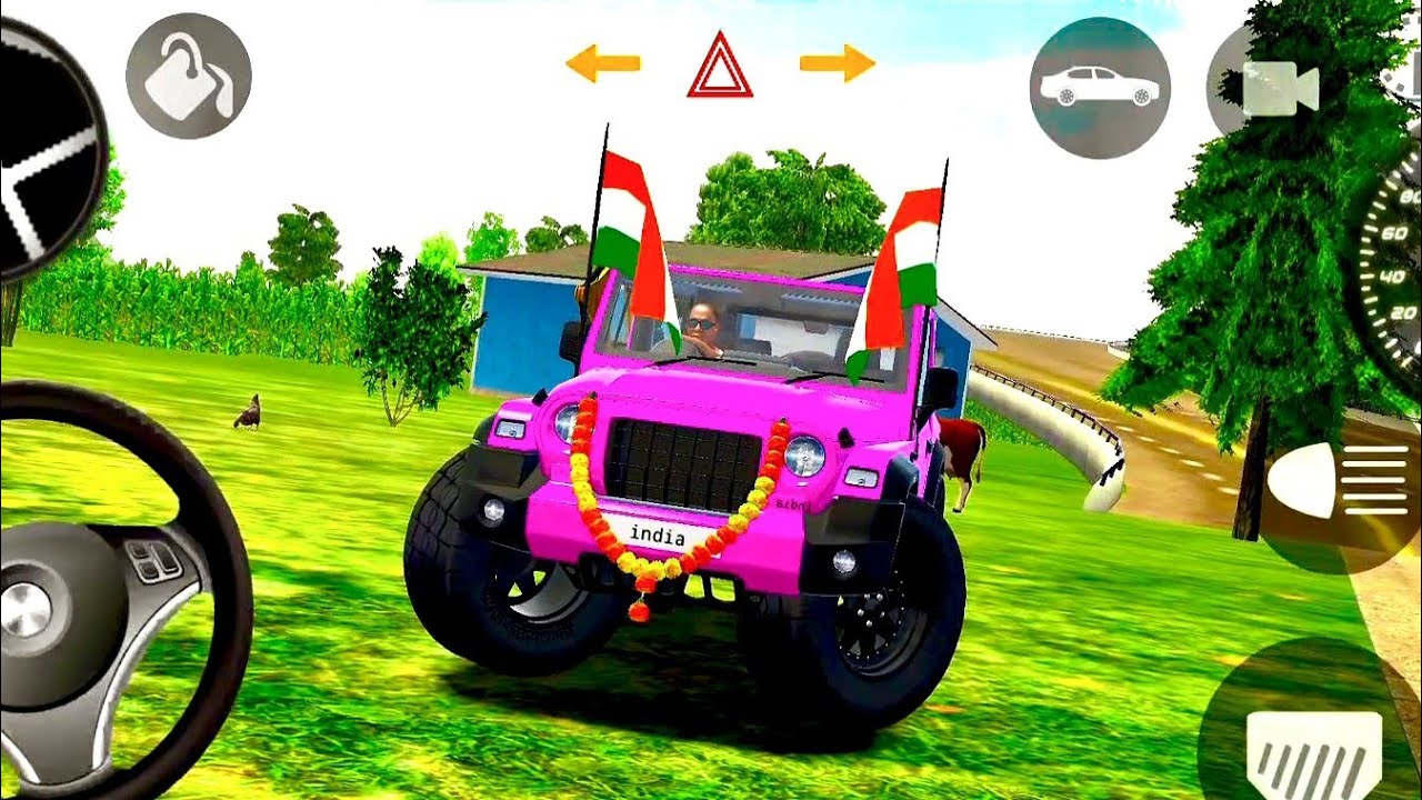 Modified Mahindra 😈Games:Indian Thar (Gadi Wala Games) Car Game Android Game #Gameplay