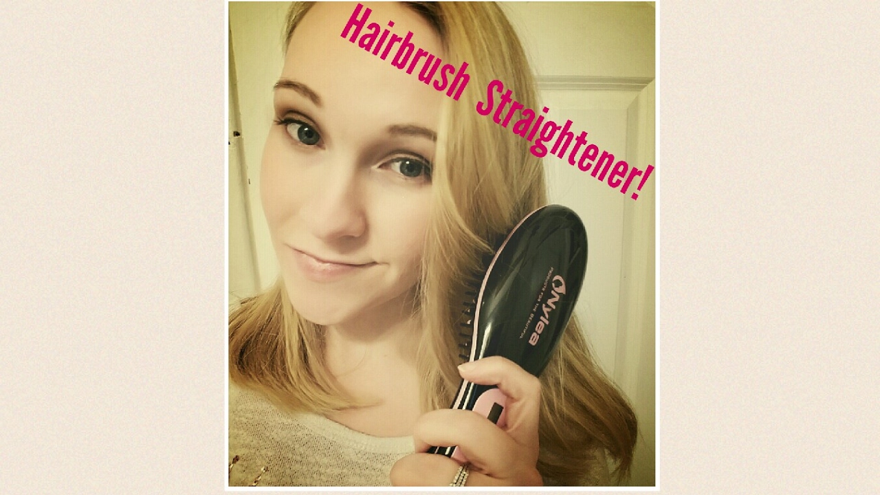 Hair Brush Straightener Does it work? Is it worth it? YouTube