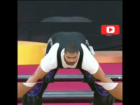 قوة و تحدي وليد بيداني رفع الأثقال 202 كغ و الميدالية الذهبية بإمتياز