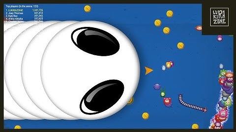 🐍 WormsZONE.io epic Gameplay Top 01 | Biggest snake io 🐍 Rắn săn mồi | snake game #011 | LUKIRAZONE