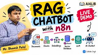 How to Build a RAG Chatbot with n8n | Vector Database + AI Agent + OpenAI