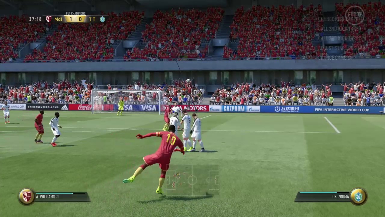 Fifa 17 BENTEKE FREEKICK!!!!