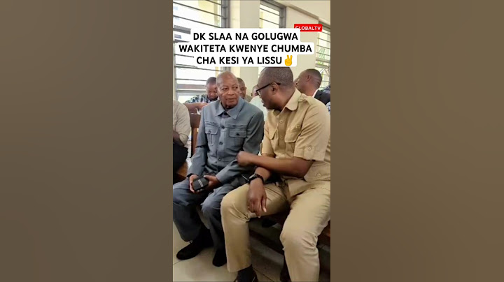 ✌️DK SLAA NA GOLUGWA WAKITETA KWENYE CHUMBA CHA KESI YA LISSU✌️🔥 #globaltv #breaking #chadema #live