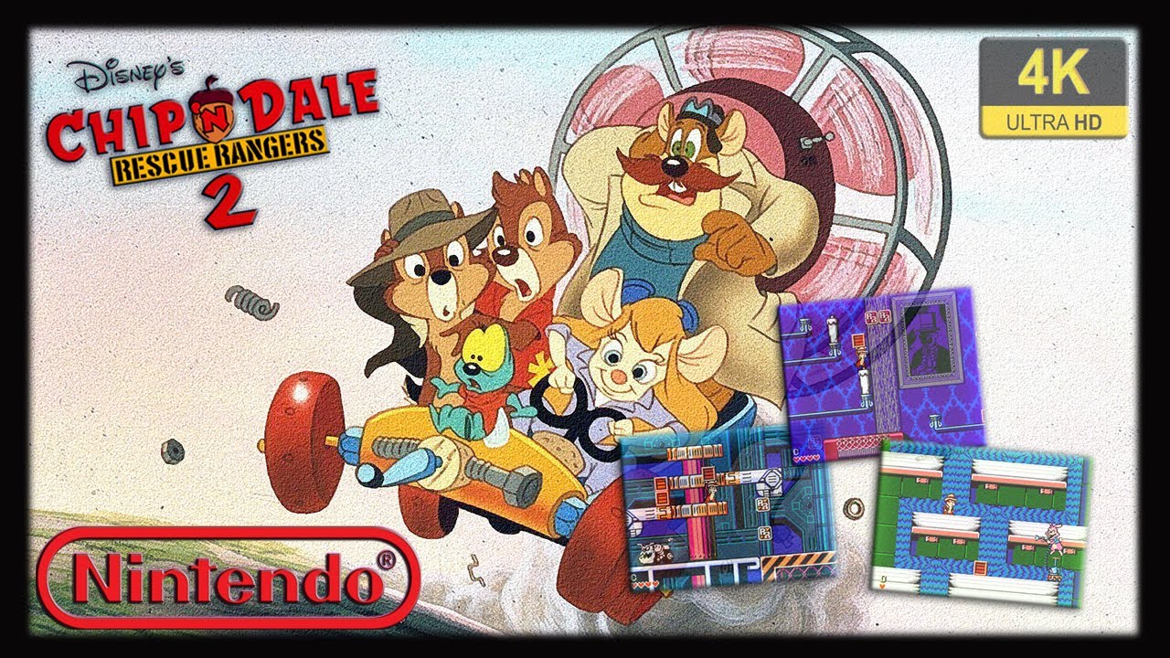 Disney’s Chip ’n Dale Rescue Rangers 2 |4k60fps| Longplay (NES) - YouTube