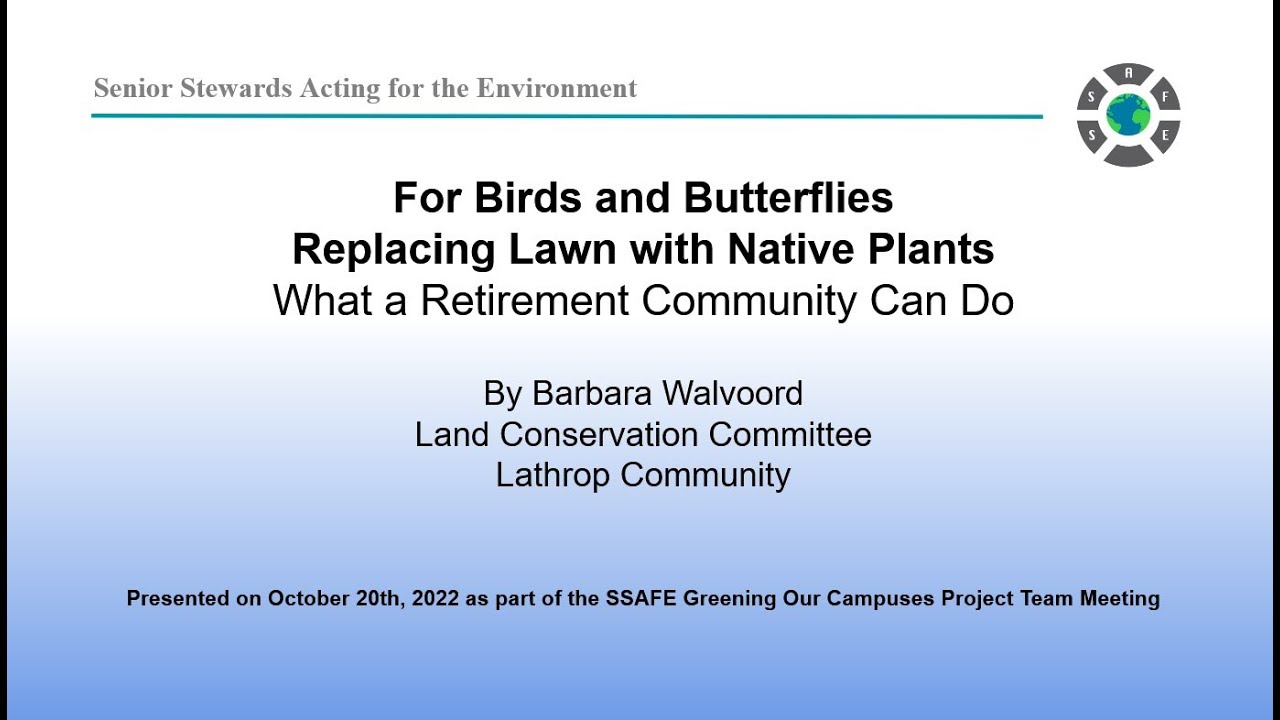 Barbara Walvoord Presentation Replacing Lawns