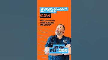 PC TIPS | How to quickly pull pertinent information about your computer. #mav #PCtips #DxDiag