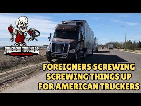 Foreign Truck Drivers Can't Park | Bonehead Truckers Of The Week
