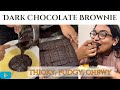 Dark chocolate brownie easy recipe youtube recipe baking