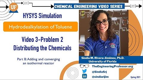 Aspen HYSYS V3 Problem 2 Part B Adding and converging an isothermal reactor