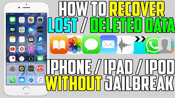 How To Recover LOST / Deleted Data ( Videos, Photos, Messages, Contacts and More..) iPhone iPad iPod