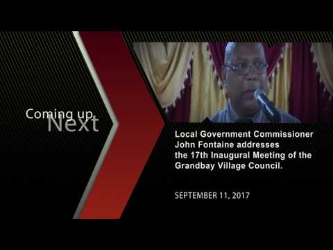 John Fontaine Grand Bay village council, September 11, 2017