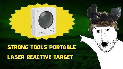 StrongTools: reactive dry fire target