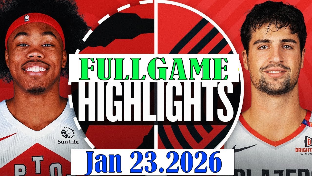 Portland Trail Blazers vs Toronto Raptors FULLGAME Qtr Jan 23.2026 Highlights | NBA HIGHLIGHT