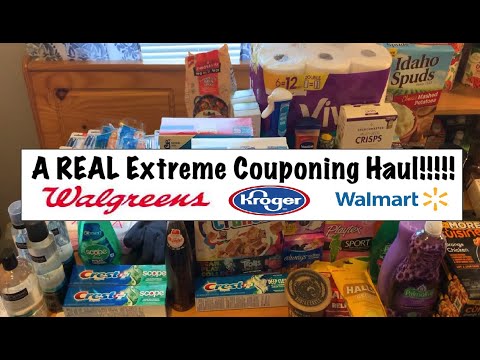 A REAL EXTREME COUPONING HAUL!!!!!– 2/28/20–Walgreens/Kroger/Walmart