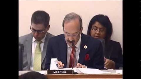 5 30 14 Mr  Engel Opening Statement at Sub Committee  Western Hem Markup H.R. 4640