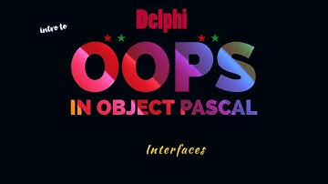 Interface In Delphi | Interface | OOPs concept(Interface) | Interface | Delphi OOPs concept