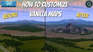 How to Edit Any Vanilla Map Cities Skylines Map Editor No Mods Required!