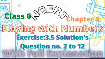 Class 6 Exercise:3.5 Solution