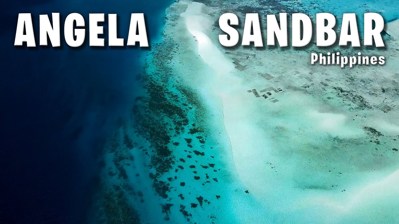 ANGELA SANDBAR vue du ciel - Balabac, Philippines 🇵🇭
