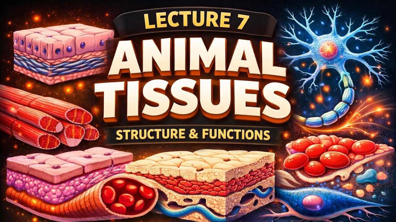 Animal Tissue One Shot 🧠 | Mast Cells → Heparin & Serotonin Explained | NEET