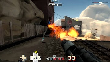 TF2 Highlander, pl_upward offence lobby - Pyro POV