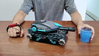 RC Tank Gel Blaster Unboxing 2022 - Water Bomb Tank Toy screenshot 5